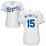 Kansas City Royals #15 Whit Merrifield White Home Womens Stitched MLB Jersey