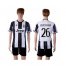 Juventus #26 Lichtsteiner Home Soccer Club Jersey