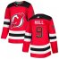 Adidas New Jersey Devils #9 Taylor Hall Red Home Authentic Drift Fashion Stitched NHL Jersey