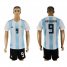 Argentina #9 KUN AGUERO Home 2018 FIFA World Cup Soccer Jersey