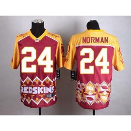 Nike Washington Football Team #24 Josh Norman Burgundy Red Mens Stitched NFL Elite Noble Fashion Jersey