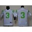Kids Notre Dame Fighting Irish 3 Joe Montana White College Football NCAA Jersey