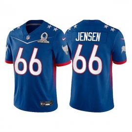 Mens Tampa Bay Buccaneers #66 Ryan Jensen 2022 NFC Royal Pro Bowl Stitched Jersey