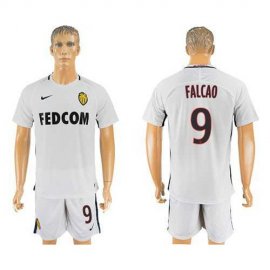 Monaco #9 Falcao Away Soccer Club Jersey
