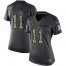 Nike San Francisco 49ers #11 Brandon Aiyuk Black Womens Stitched NFL Limited 2016 Salute to Service Jersey