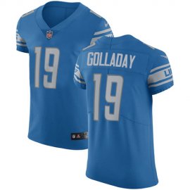 Nike Detroit Lions #19 Kenny Golladay Blue Team Color Mens Stitched NFL Vapor Untouchable Elite Jersey