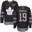 Adidas Toronto Maple Leafs #19 Bruce Boudreau Black 1917-2017 100th Anniversary Stitched NHL Jersey