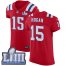 Nike New England Patriots #15 Chris Hogan Red Alternate Super Bowl LIII Bound Mens Stitched NFL Vapor Untouchable Elite Jersey