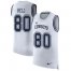 Nike Dallas Cowboys #80 Blake Bell White Mens Stitched NFL Limited Rush Tank Top Jersey