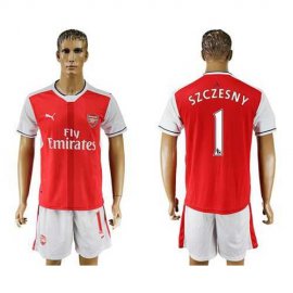 Arsenal #1 Szczesny Home Soccer Club Jersey