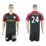 Manchester City #24 Stones Away Soccer Club Jersey