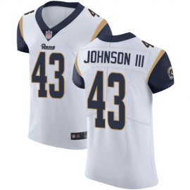 Nike Los Angeles Rams #43 John Johnson III White Mens Stitched NFL Vapor Untouchable Elite Jersey