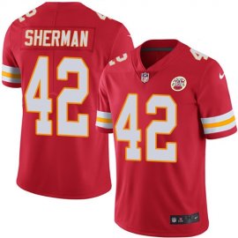 Nike Kansas City Chiefs #42 Anthony Sherman Red Team Color Mens Stitched NFL Vapor Untouchable Limited Jersey