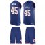 Nike Buffalo Bills #45 Christian Wade Royal Blue Team Color Mens Stitched NFL Limited Tank Top Suit Jersey
