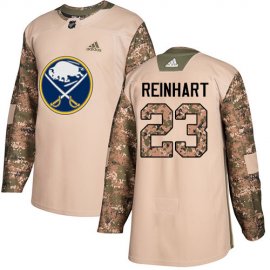 Adidas Buffalo Sabres #23 Sam Reinhart Camo Authentic 2017 Veterans Day Stitched NHL Jersey