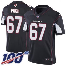 Nike Arizona Cardinals #67 Justin Pugh Black Alternate Mens Stitched NFL 100th Season Vapor Limited Jersey
