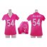 Nike Chicago Bears #54 Brian Urlacher Pink Draft Him Name & Number Top Womens Stitched NFL Elite Jersey