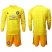 Manchester United Blank Yellow Goalkeeper Long Sleeves Soccer Club Jersey