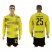Dortmund #25 Sokratis Home Long Sleeves Soccer Club Jersey