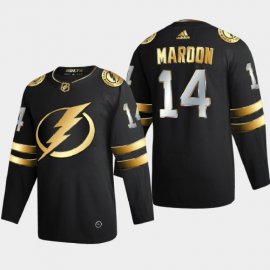 Tampa Bay Lightning #14 Patrick Maroon Mens Adidas Black Golden Edition Limited Stitched NHL Jersey