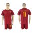Roma #11 M.Salah Red Home Soccer Club Jersey