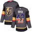 Adidas Vegas Golden Knights #47 Luca Sbisa Grey Home Authentic USA Flag Stitched NHL Jersey