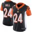 Nike Cincinnati Bengals #24 Vonn Bell Black Team Color Womens Stitched NFL Vapor Untouchable Limited Jersey