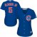 Chicago Cubs #5 Albert Almora Jr. Blue Alternate Womens Stitched MLB Jersey