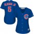 Chicago Cubs #5 Albert Almora Jr. Blue Alternate Womens Stitched MLB Jersey
