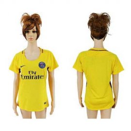 Womens Paris Saint-Germain Blank Away Soccer Club Jersey