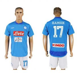 Naples #17 Hamsik Blue Home Soccer Club Jersey