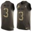 Nike Minnesota Vikings #3 Blair Walsh Green Mens Stitched NFL Limited Salute To Service Tank Top Jersey