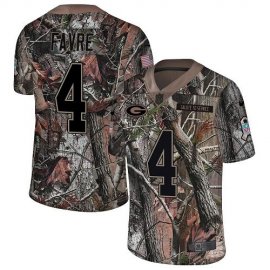 Nike Green Bay Packers #4 Brett Favre Camo Youth Stitched NFL Limited Rush Realtree Jersey