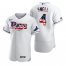 Tampa Bay Rays #4 Blake Snell Mens Nike White Fluttering USA Flag Limited Edition Authentic MLB Jersey