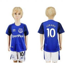 Everton #10 Lukaku Home Kid Soccer Club Jersey
