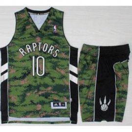 Toronto Raptors #10 DeMar DeRozan Special Canadian Forces Fourth Jersey Suits