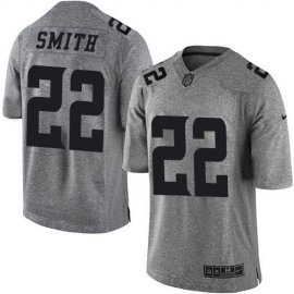Nike Minnesota Vikings #22 Harrison Smith Gray Mens Stitched NFL Limited Gridiron Gray Jersey