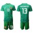 Spain #13 Arrizabalaga Green Goalkeeper Soccer Country Jersey