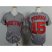 Boston Red Sox #15 Dustin Pedroia Grey Cool Base Stitched Youth MLB Jersey