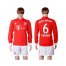 Bayern Munchen #6 Thiago Home Long Sleeves Soccer Club Jersey