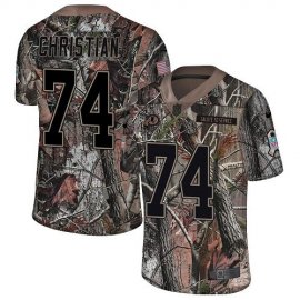 Nike Washington Football Team #74 Geron Christian Camo Mens Stitched NFL Limited Rush Realtree Jersey