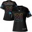 Nike Detroit Lions #21 Tracy Walker Black Womens NFL Fashion Game Jersey
