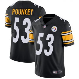 Nike Pittsburgh Steelers #53 Maurkice Pouncey Black Team Color Mens Stitched NFL Vapor Untouchable Limited Jersey