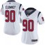 Nike Houston Texans #90 Jadeveon Clowney White Womens Stitched NFL Vapor Untouchable Limited Jersey