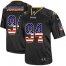Nike New Orleans Saints #94 Cameron Jordan Black Mens Stitched NFL Elite USA Flag Fashion Jersey