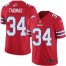 Nike Buffalo Bills #34 Thurman Thomas Red Mens Stitched NFL Elite Rush Jersey