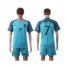 Portugal #7 Figo Away Soccer Country Jersey