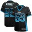 Nike Carolina Panthers #59 Luke Kuechly Black Team Color Womens Stitched NFL Elite Drift Fashion Jersey