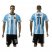 Argentina #11 Lamela Home Soccer Country Jersey