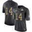 Nike Kansas City Chiefs #14 Sammy Watkins Black Youth Super Bowl LV Bound Stitched NFL Limited 2016 Salute to Service Jersey
